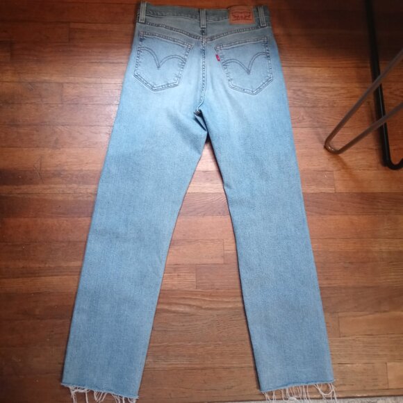 LEVI'S wedgie straight jeans (sz28) - Picture 6 of 16
